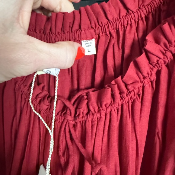 Doen Red Midi Dress NWOT - Picture 7 of 10